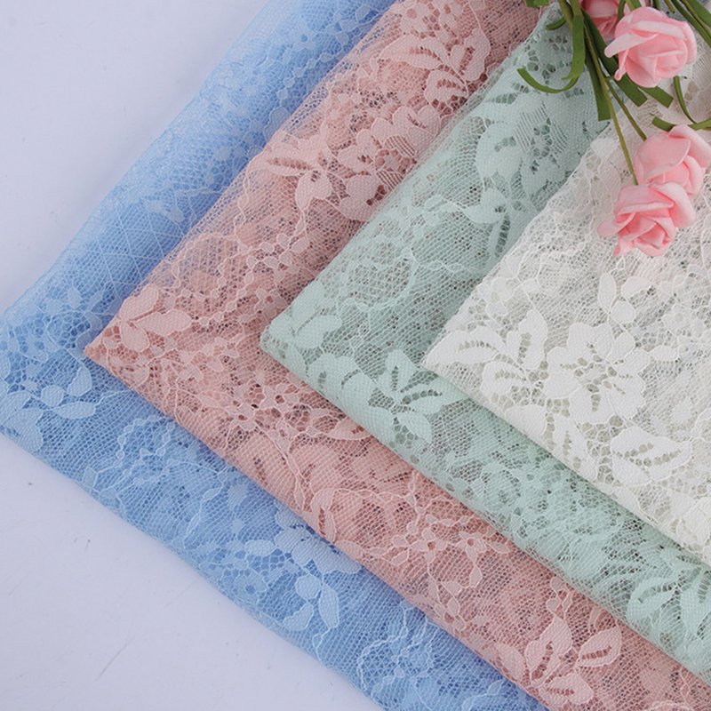 Lace Fabric Dress Floral Polyester for Women's Wear Wholesale Supplier 7
